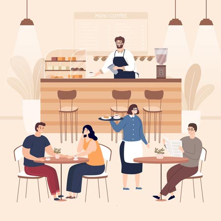 طراحی سایت کافه و رستوران